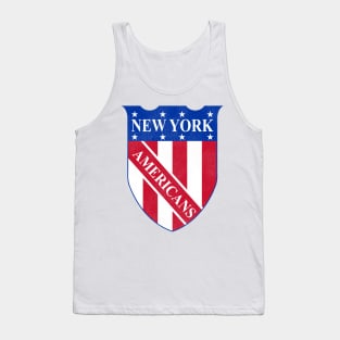 Defunct New York Americans Hockey Team Tank Top